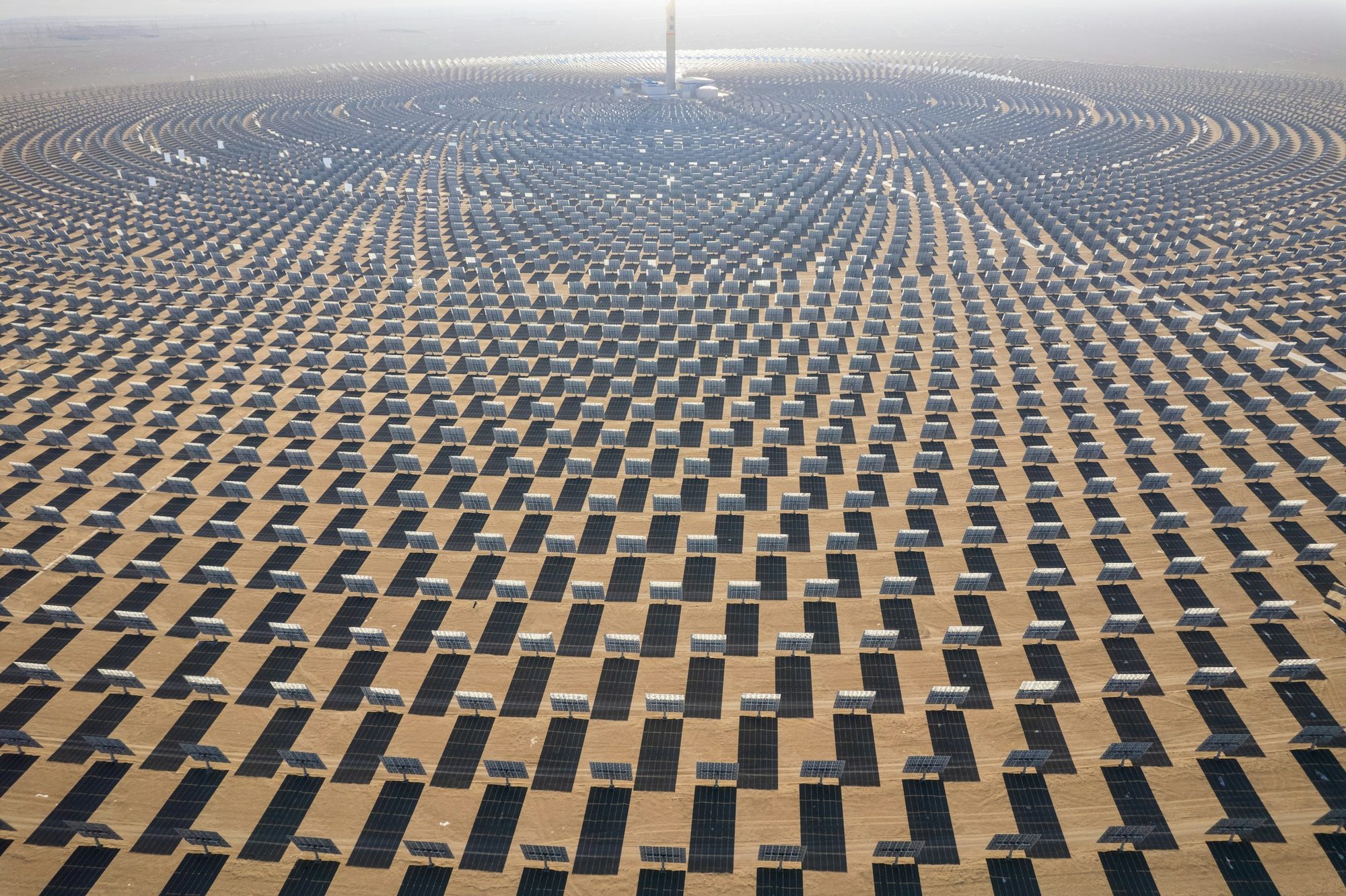 Concentrated solar plant, Dunhuang